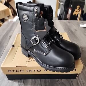Harley-Davidson Men's Faded Glory Motorcycle Boots Shoes Size 9 NEW